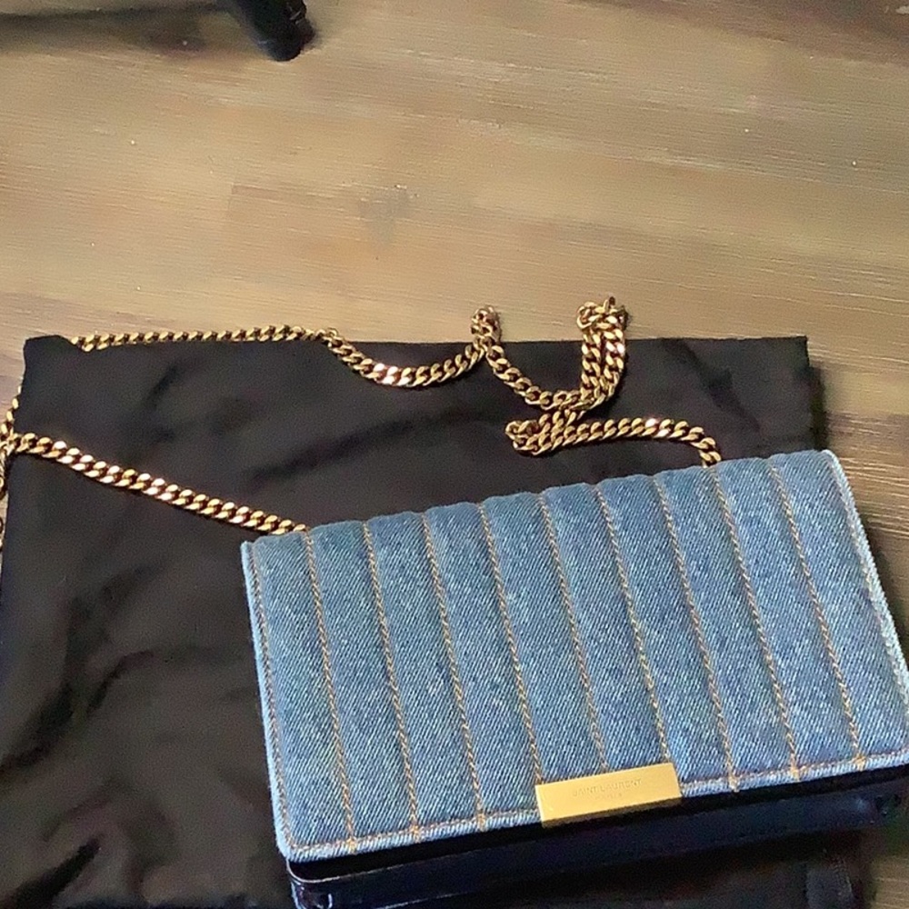 Saint Laurent denim WOC